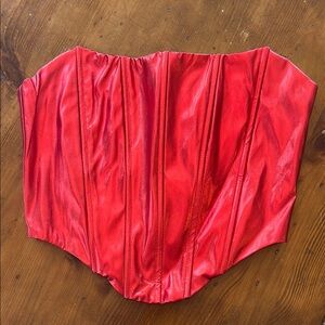Windsor Red Siren Corset Top